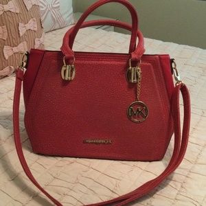 Red Michael Kors Handbag